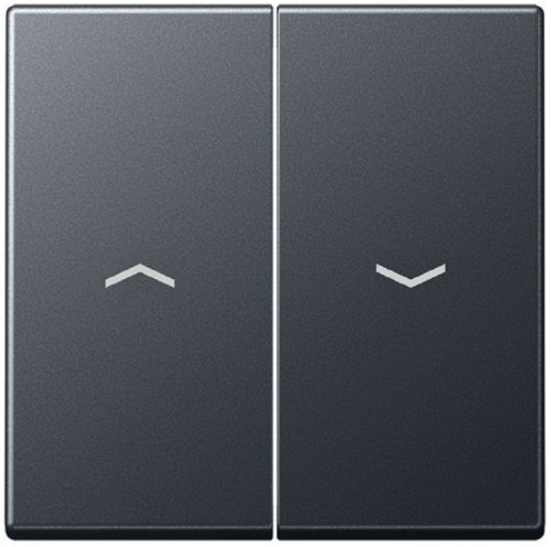 Лицевая панель Jung EcoProfi для 2-кл. выключателя жалюзи антрацит картинка